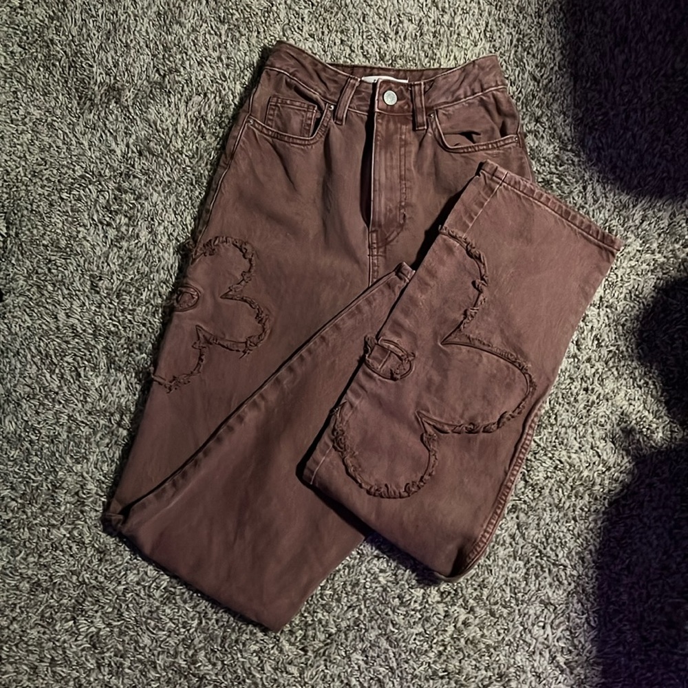 Flower PacSun high rise jeans